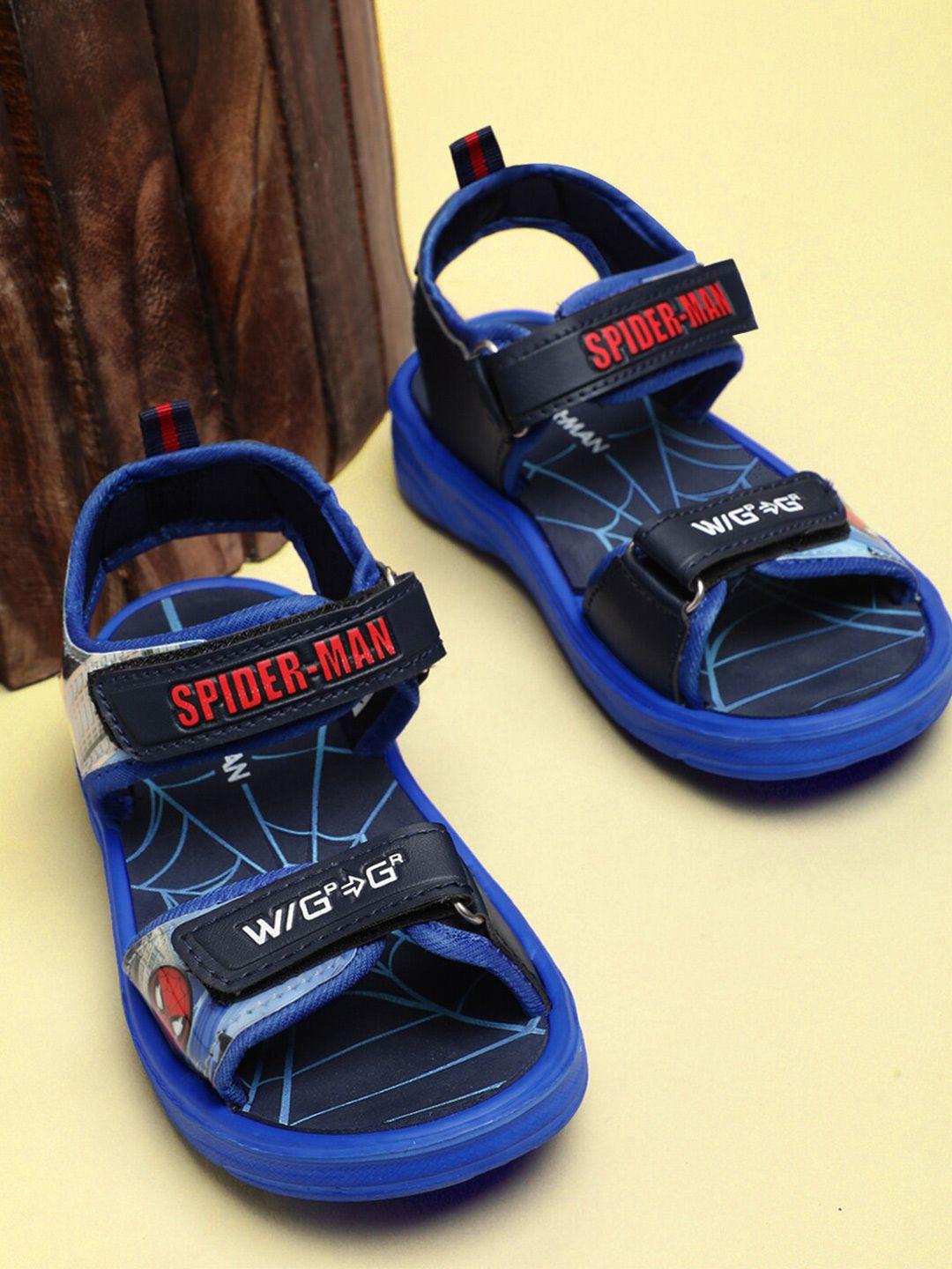 kids-ville-boys-classic-spiderman-printed-velcro-sandals