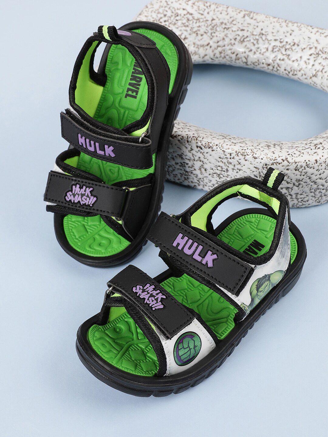 kids ville boys hulk printed sports sandals