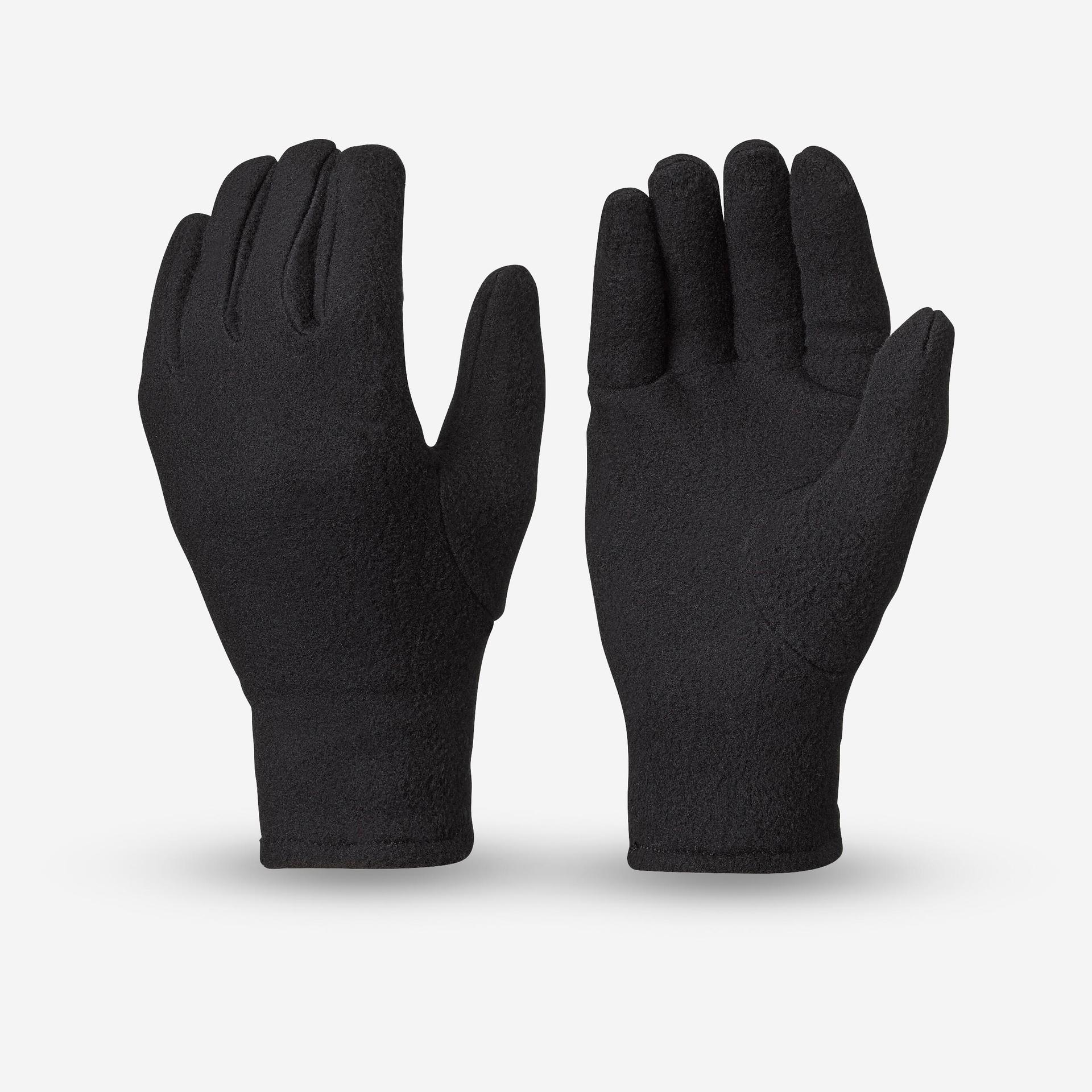 kids' fleece hiking gloves - sh100 - 4-14 years