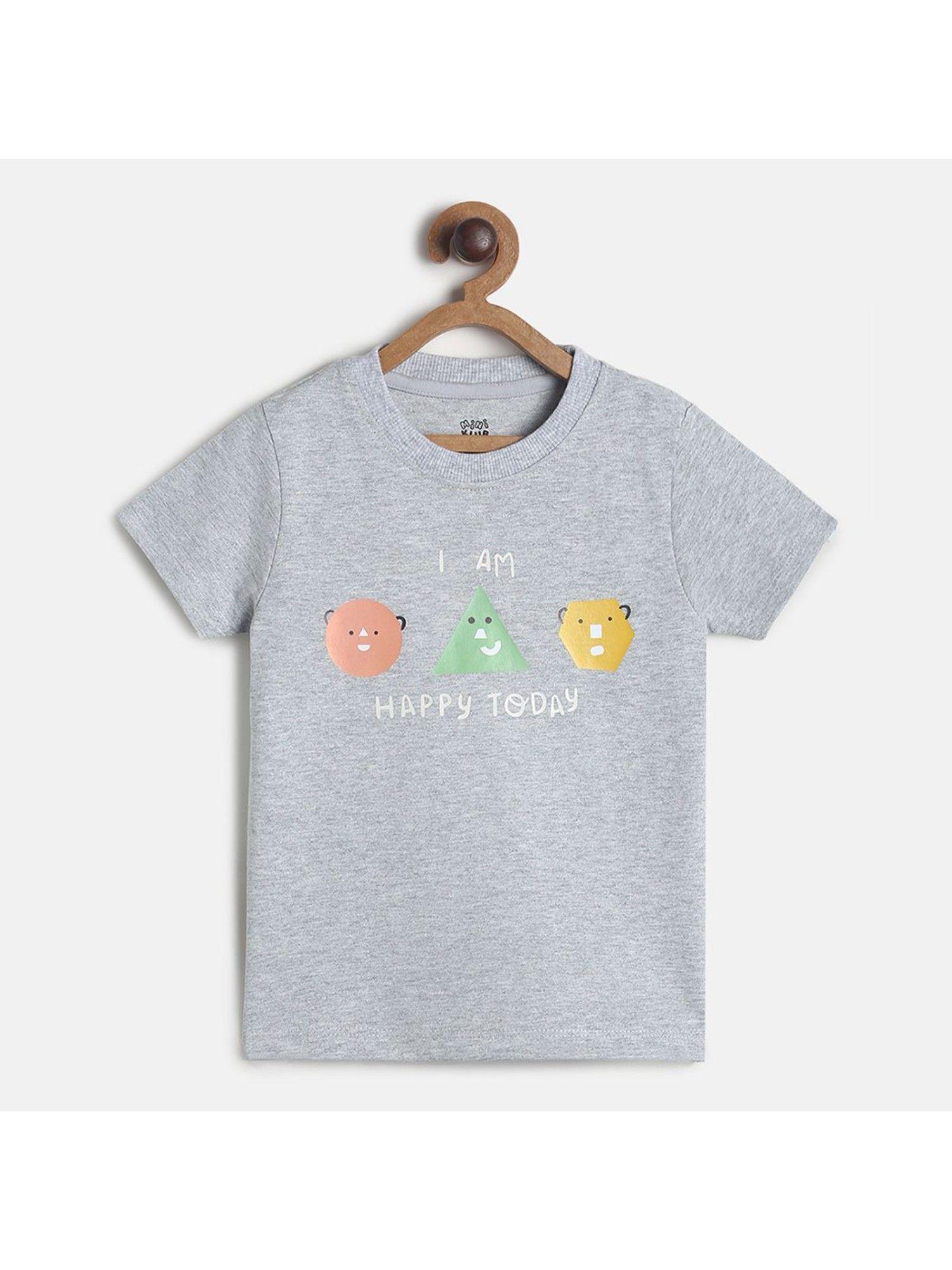 kids boys grey t-shirt