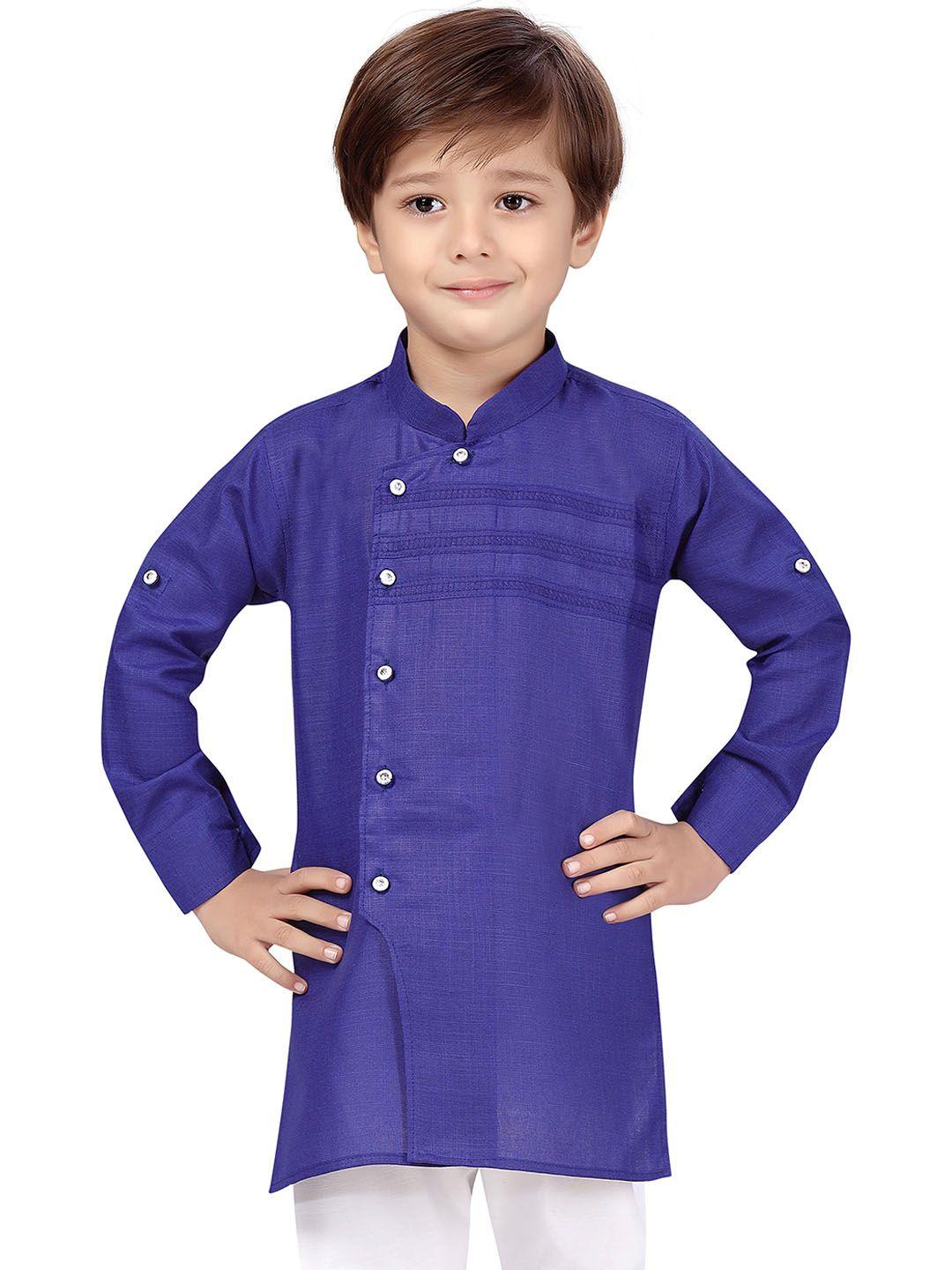 kids farm boys mandarin collar kurta with pyjamas
