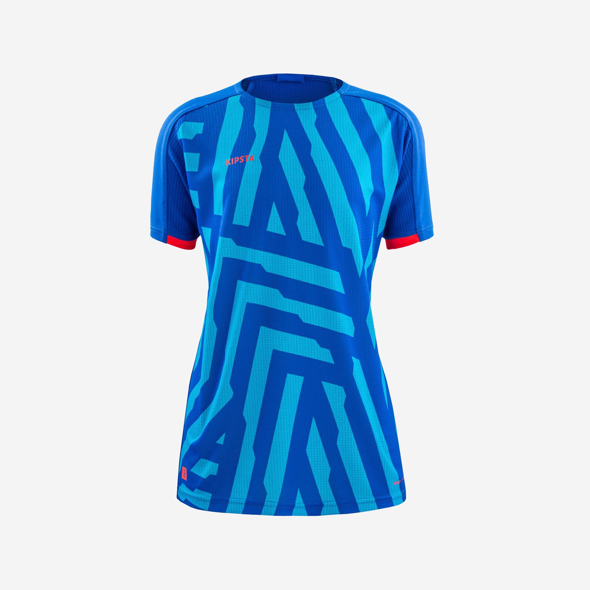 kids football jersey shirt viralto - blue & turquoise