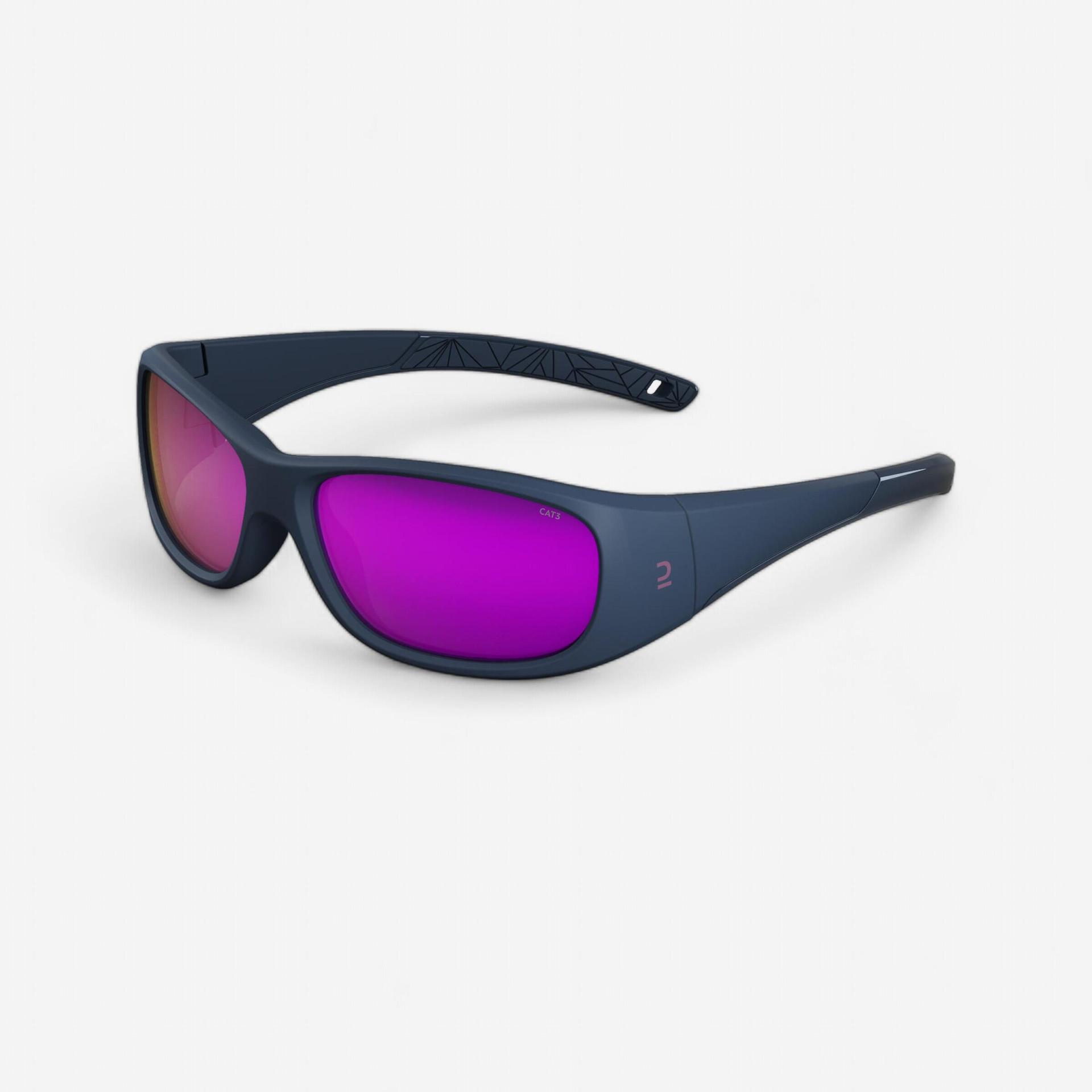 kids hiking sunglasses aged 6-10 mh t100 category 3