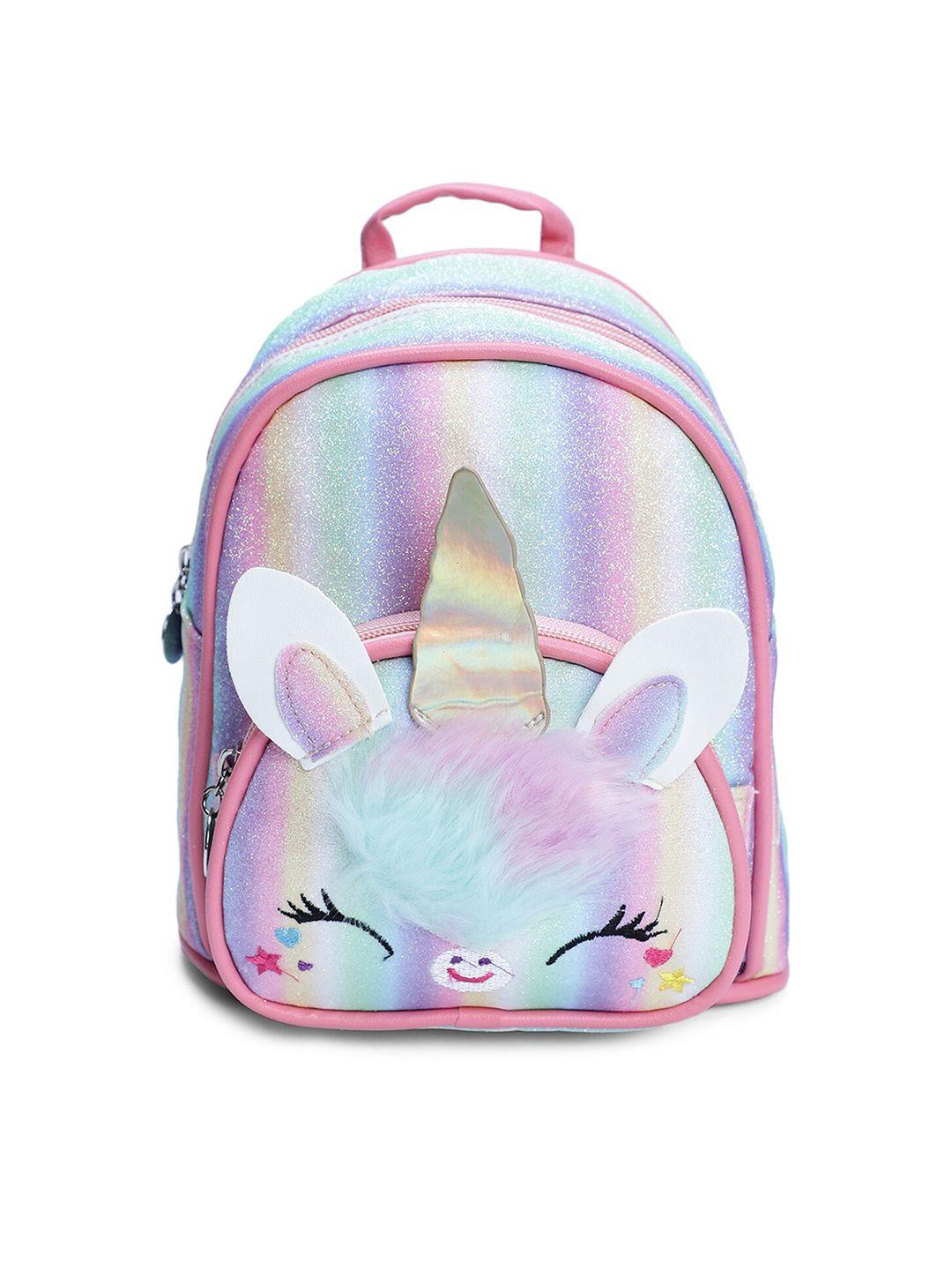 kids on board girls unicorn design embellished backpack