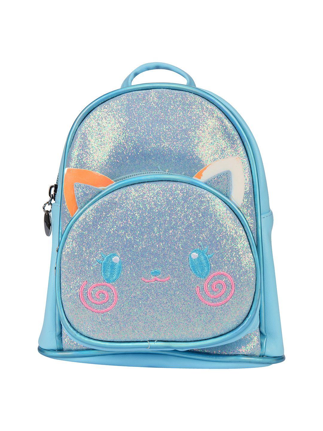 kids on board kids blue glittered 7 inches picnic bag