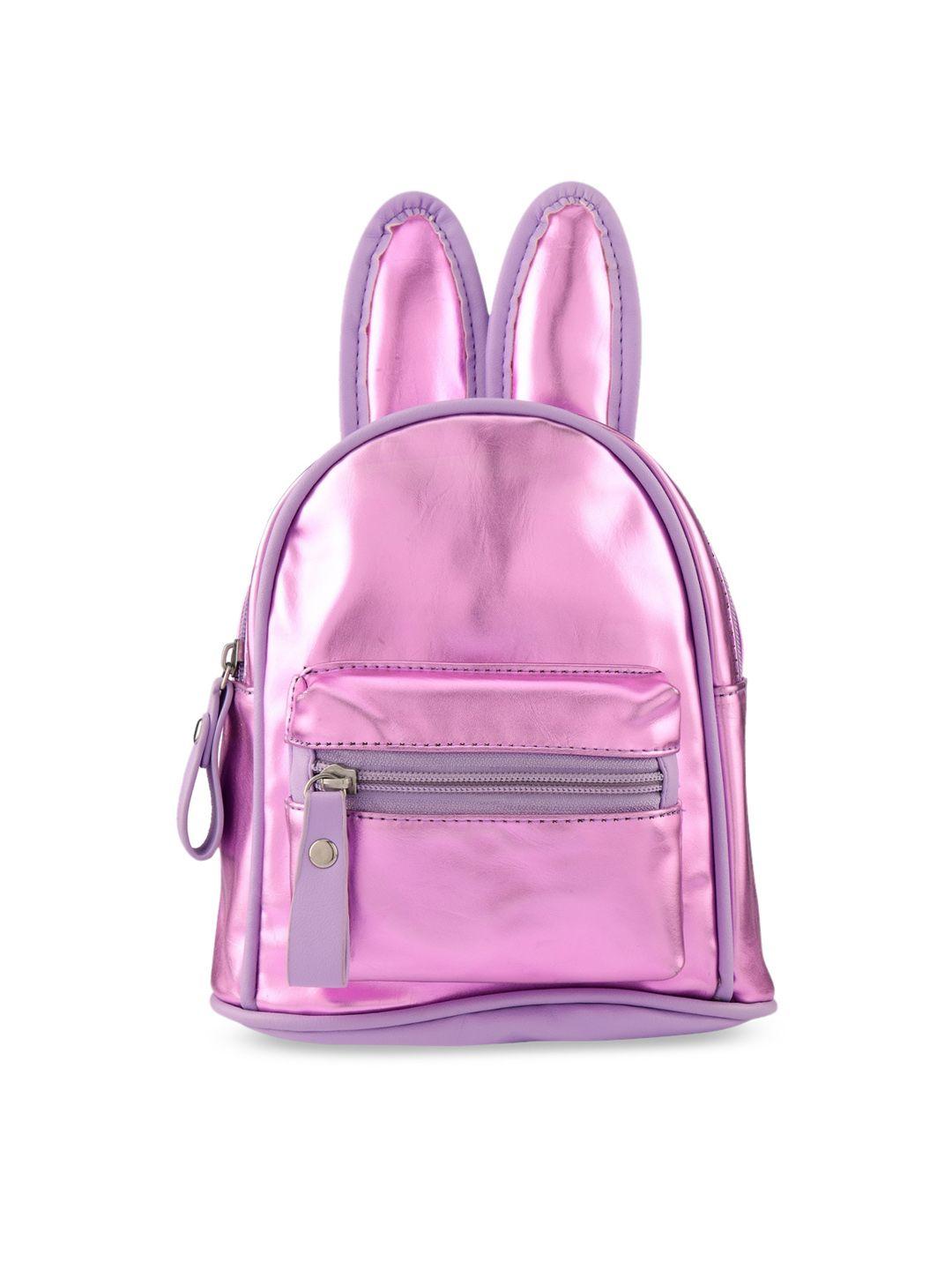 kids on board kids purple metallic 7 inches backpack