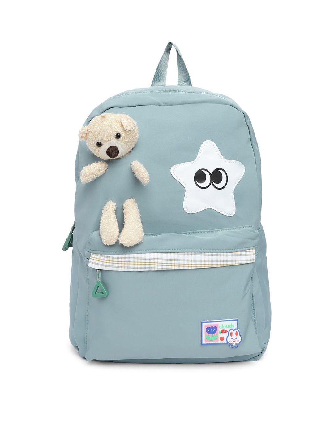 kids on board unisex kids backpack with attached teddy & star