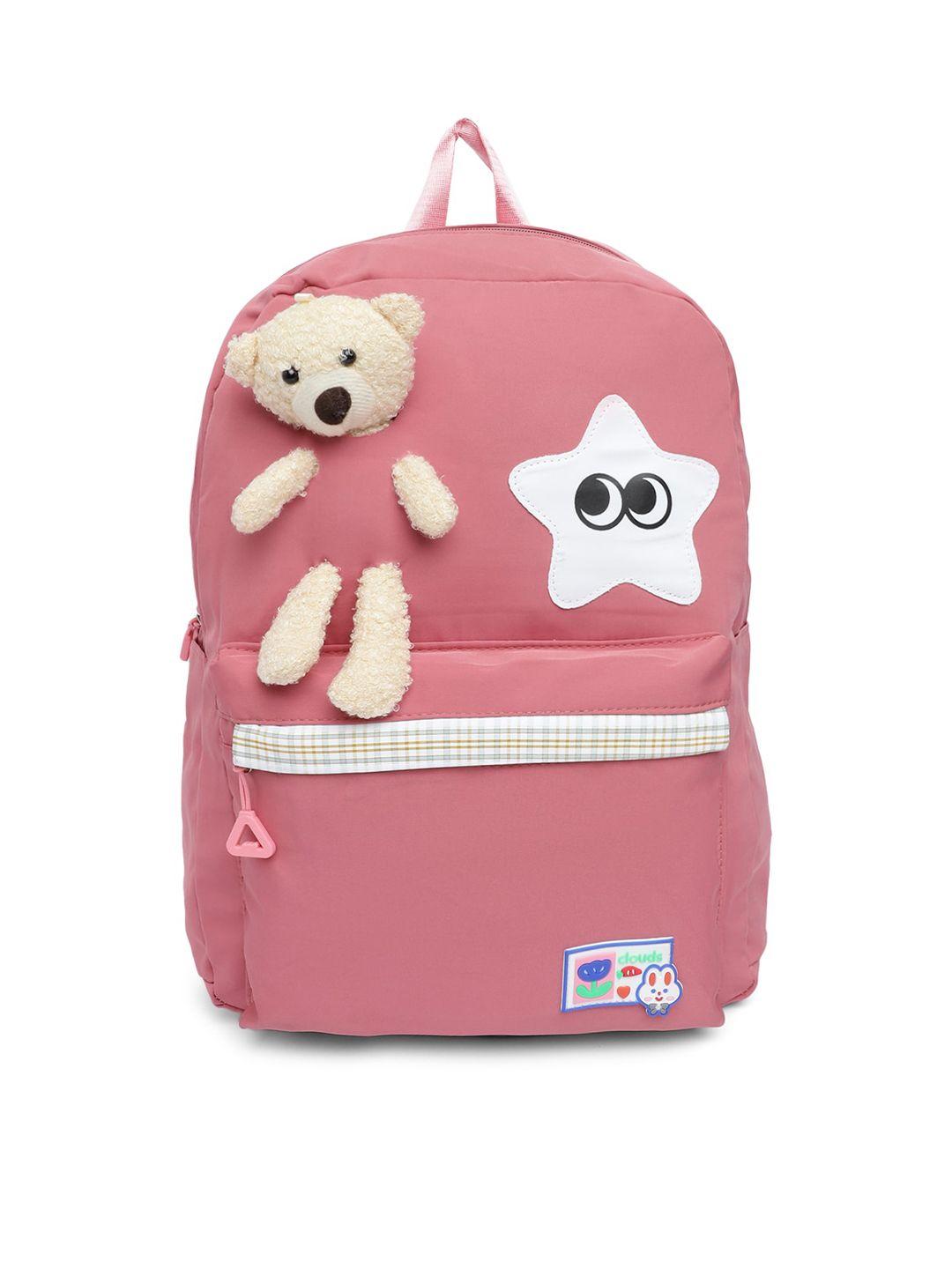 kids on board unisex kids backpack with attached teddy & star