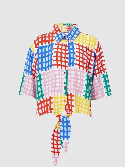 kids only kids multicolor printed shirt