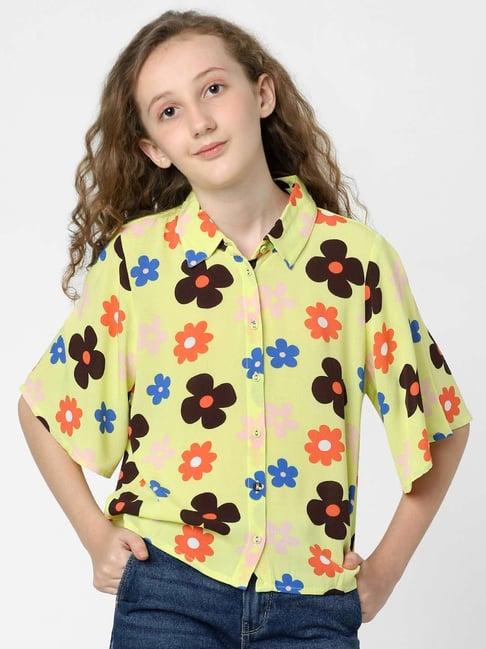 kids only multicolor printed shirt