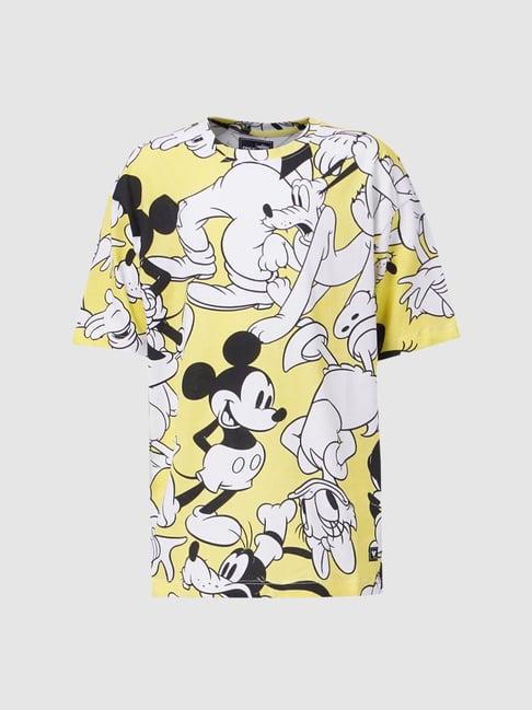 kids only yellow disney print t-shirt