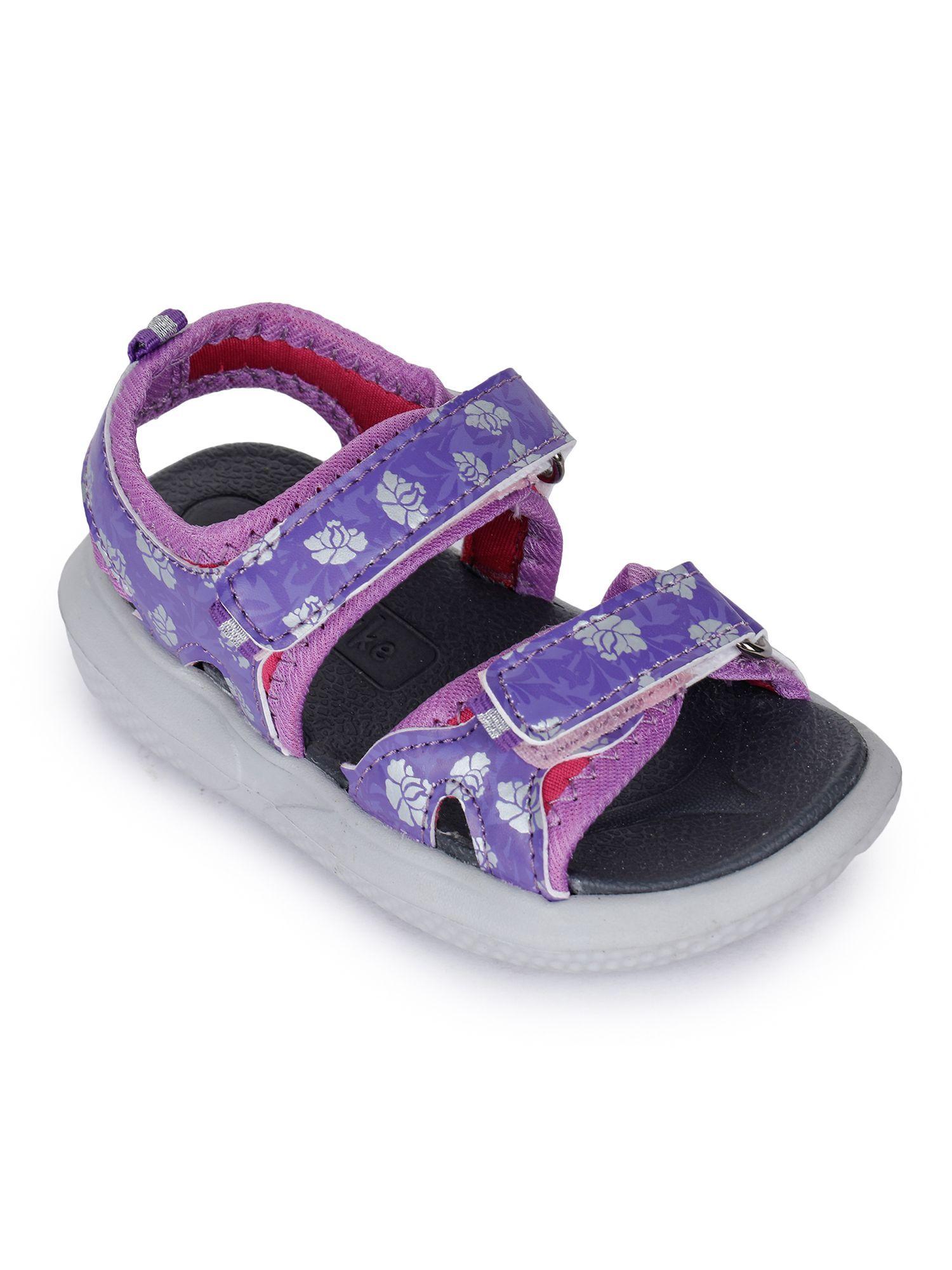 kids purple sandals