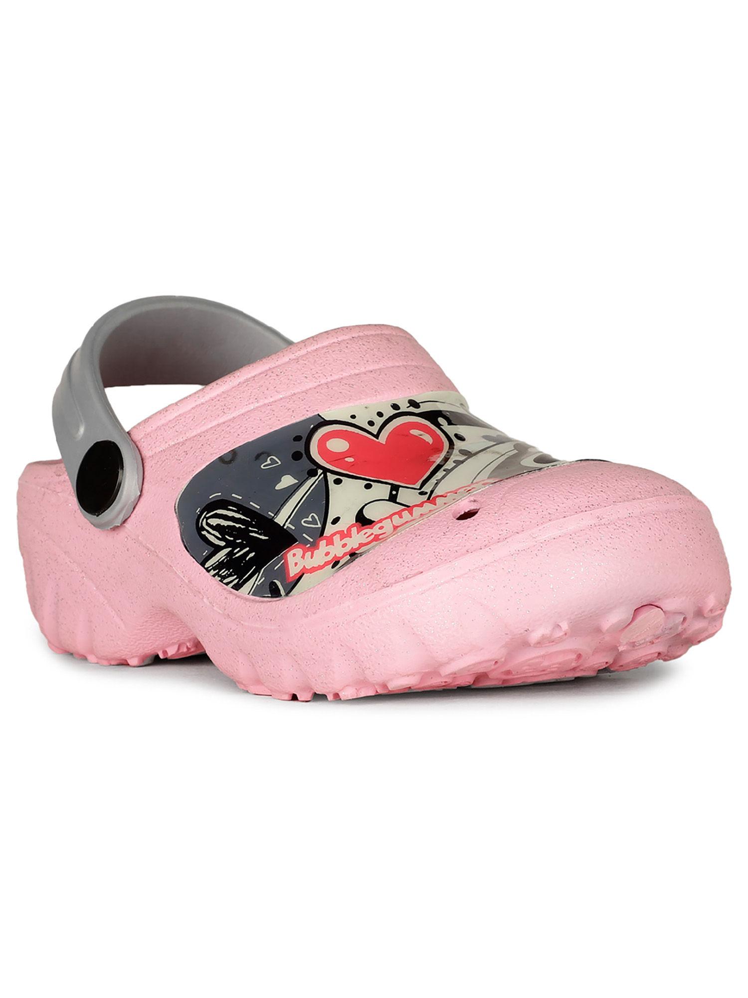 kids slip-on clogs pink