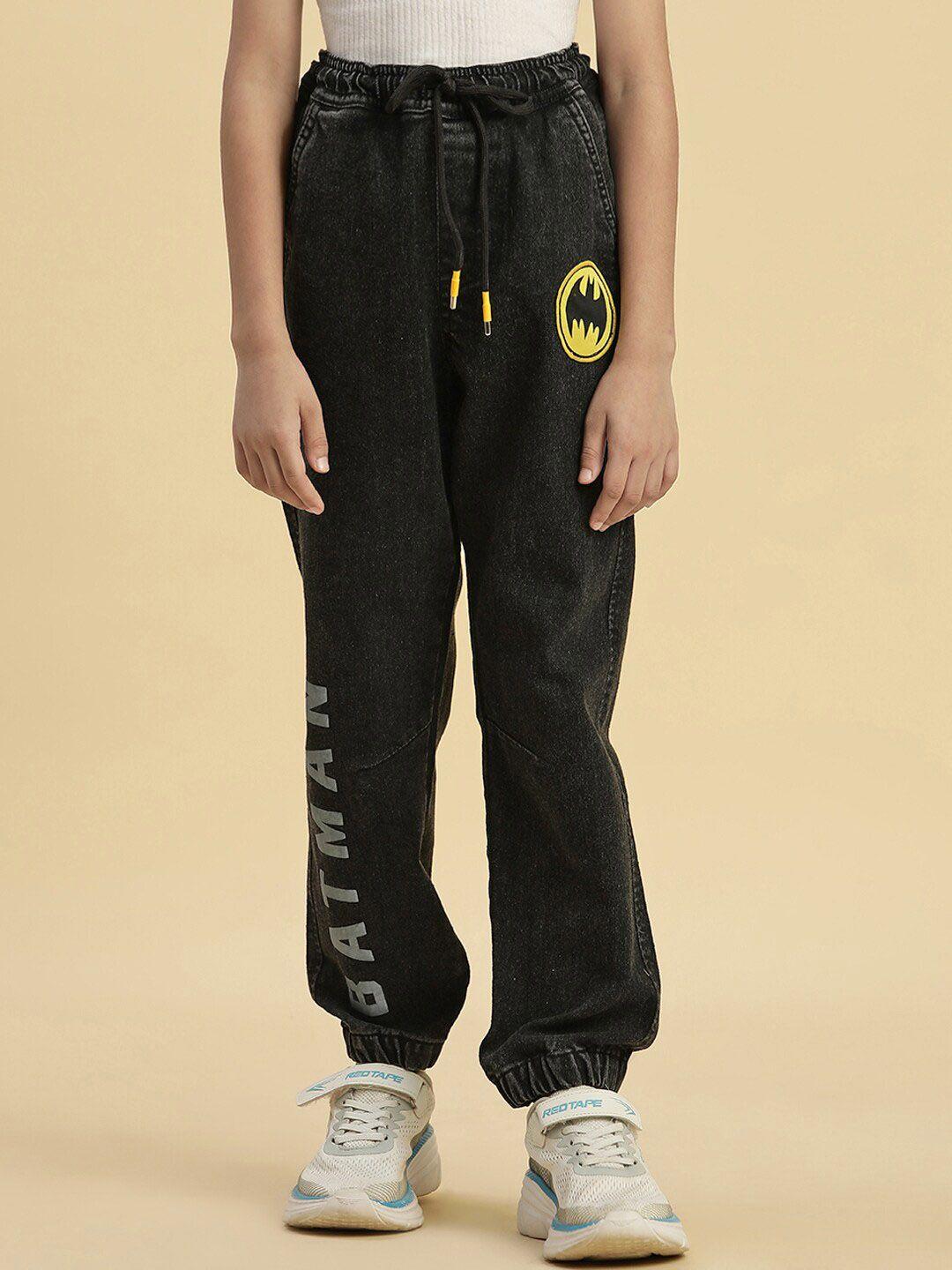 kids ville boys batman printed cotton joggers