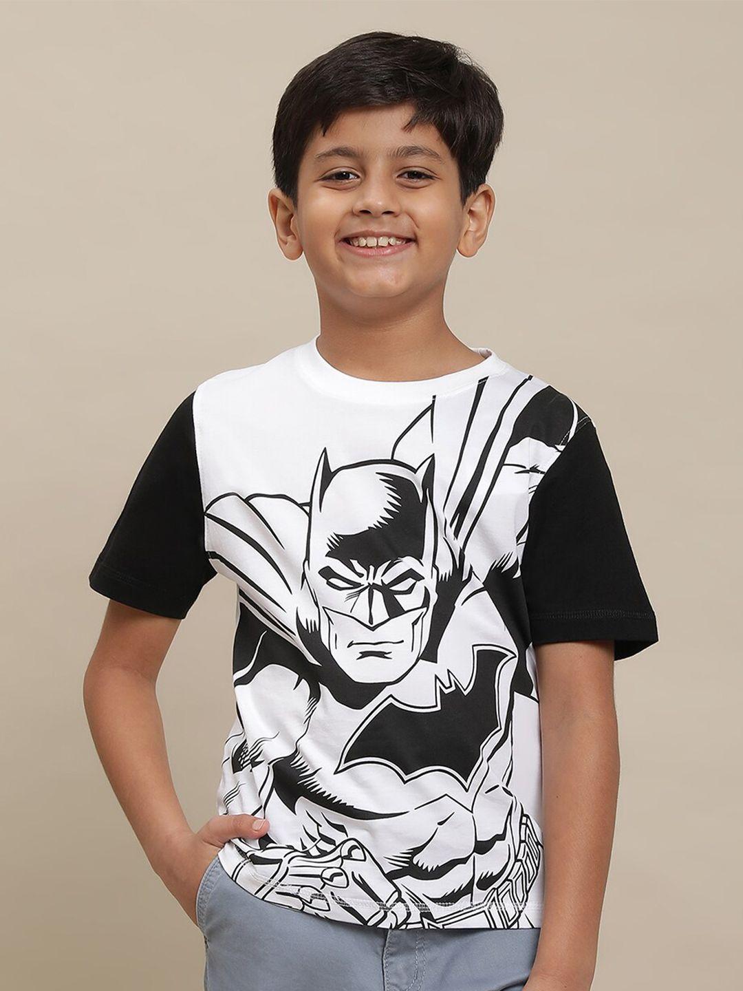 kids ville boys batman printed pure cottontshirt