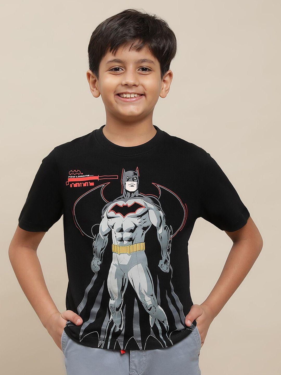 kids ville boys batman printed pure cottontshirt