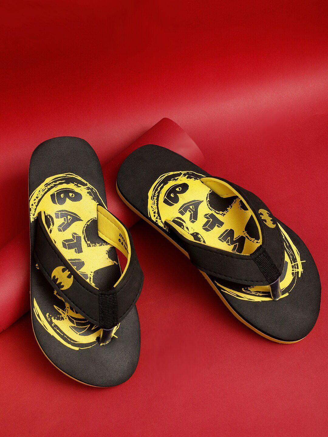 kids ville boys batman printed soft and comfortable thong flip-flops