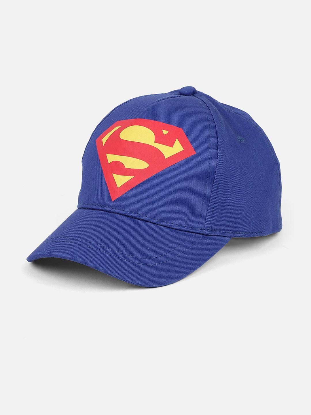 kids ville boys blue superman featured baseball cap