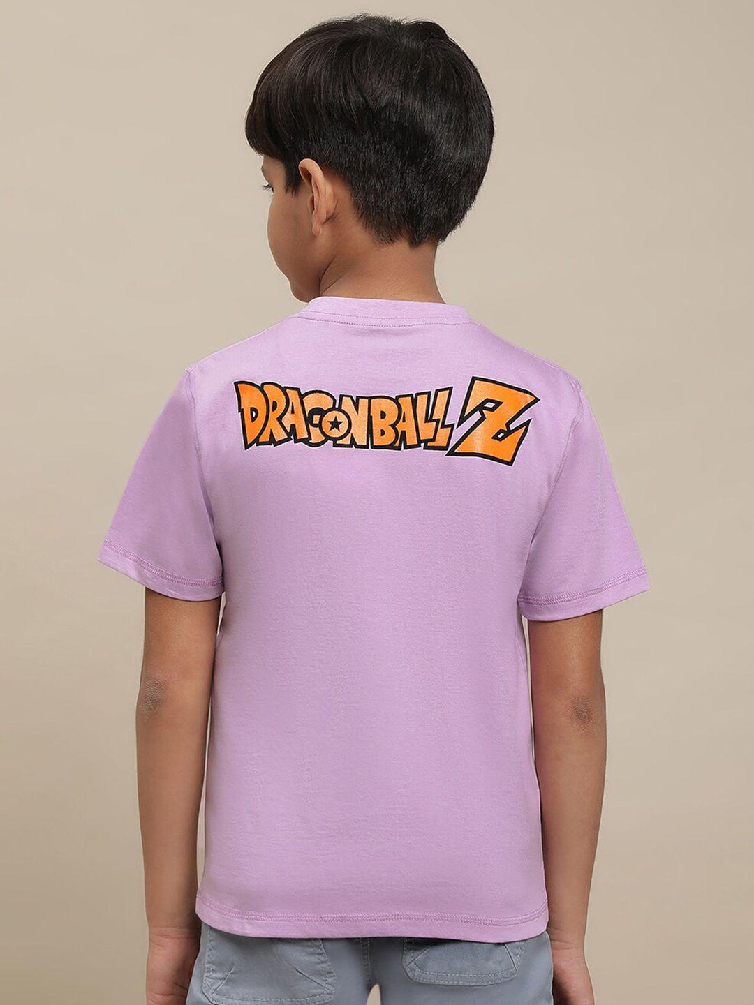 kids ville boys dragon ball z printed pure cottontshirt