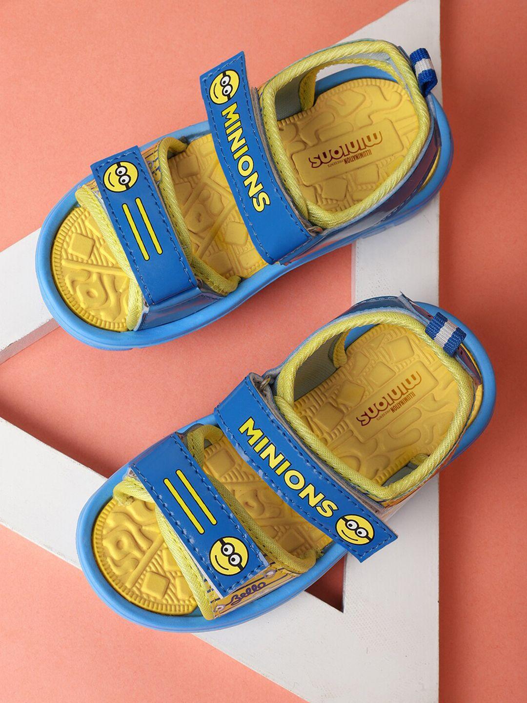 kids ville boys minions printed comfort sandals