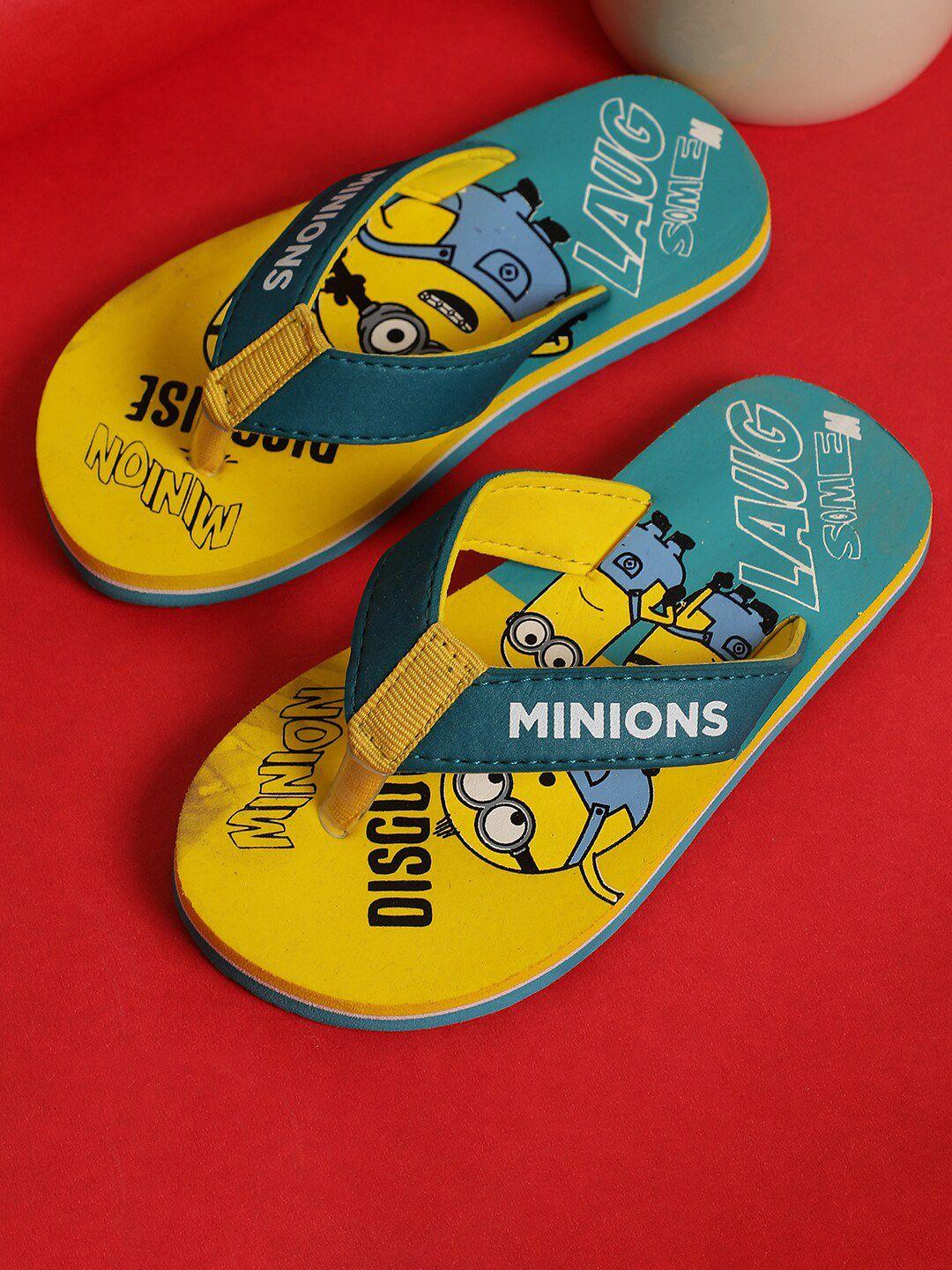 kids ville boys printed flip flops