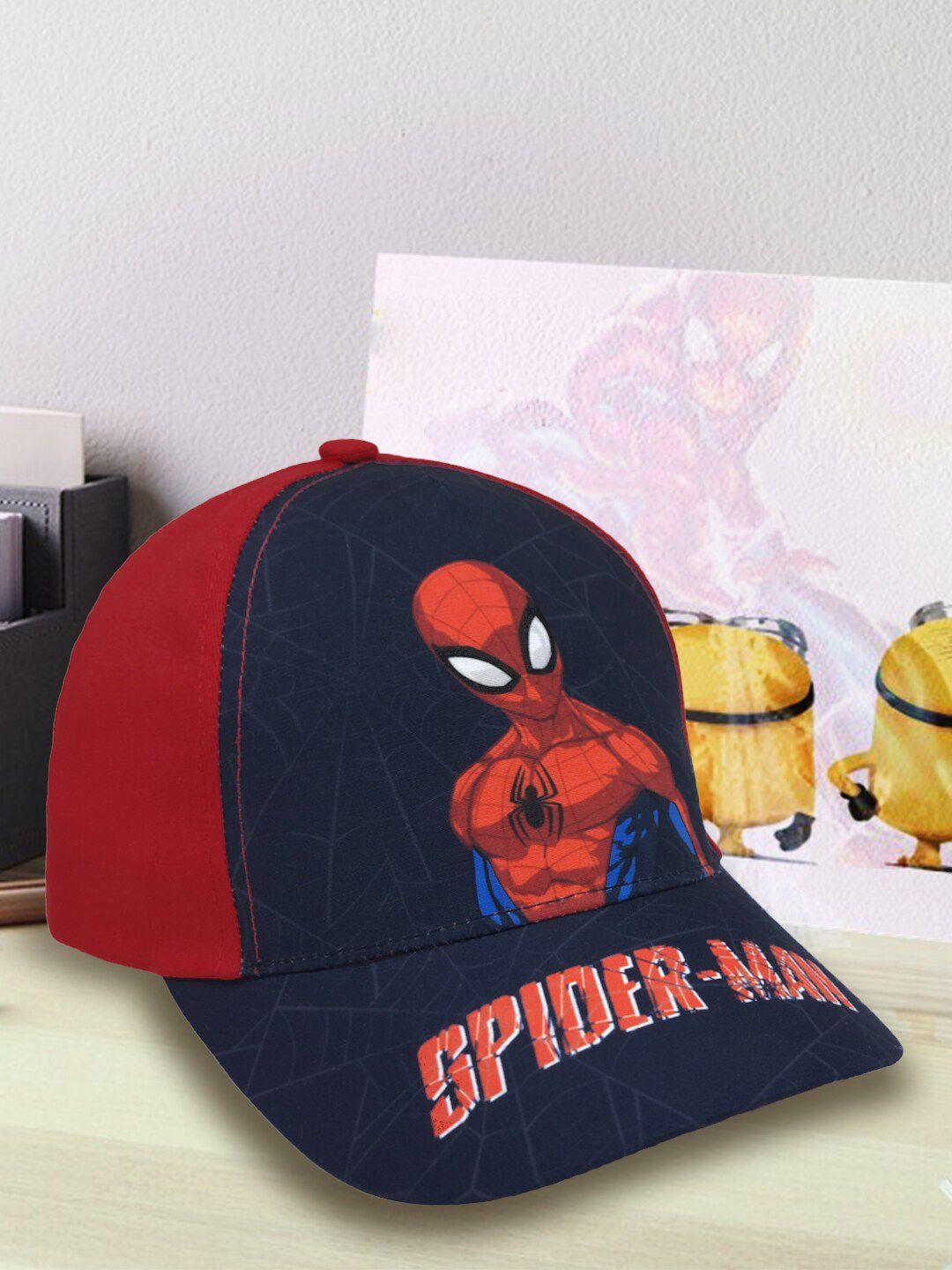 kids ville boys spiderman printed baseball cap