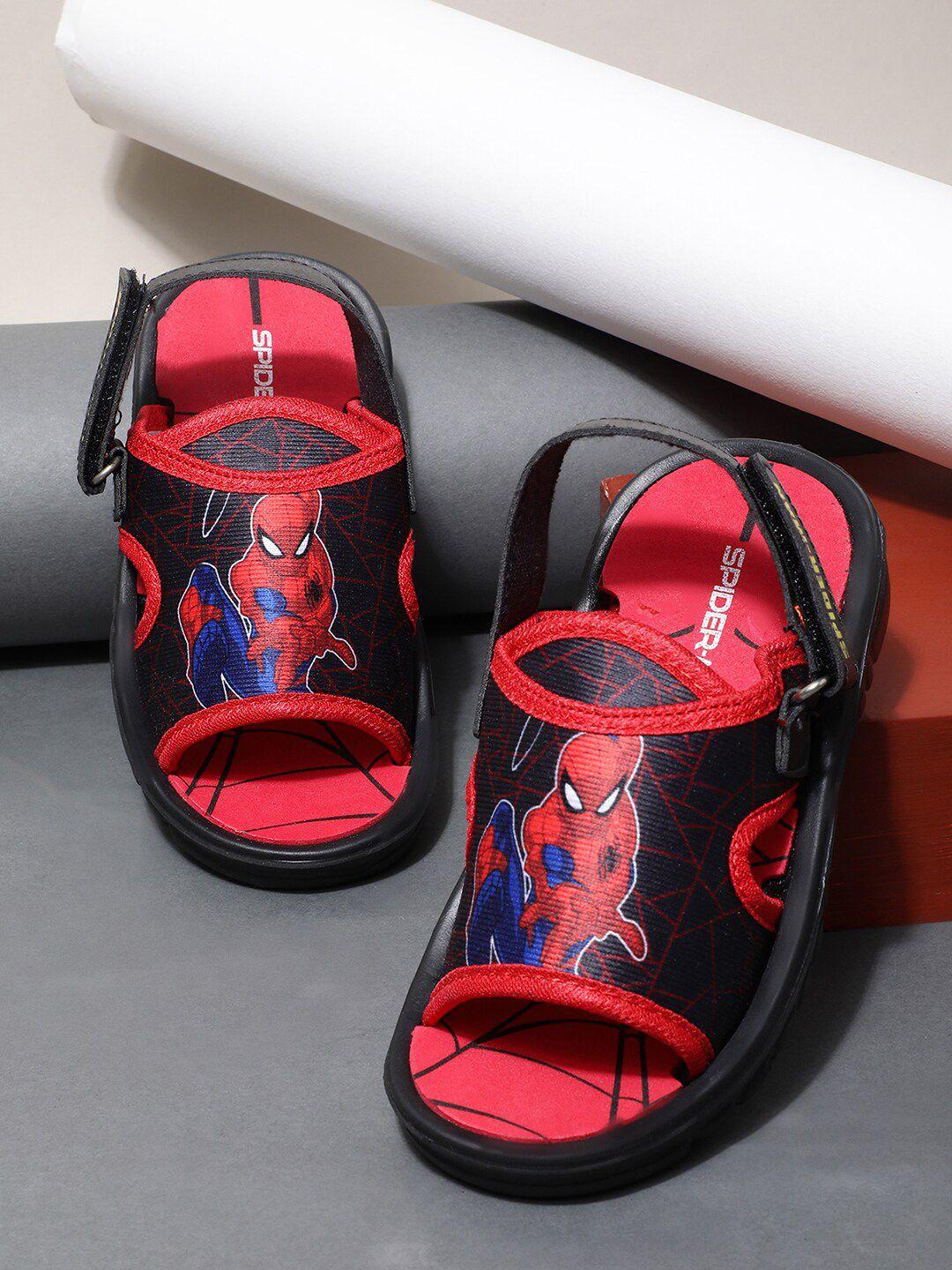 kids ville boys spiderman printed sandals