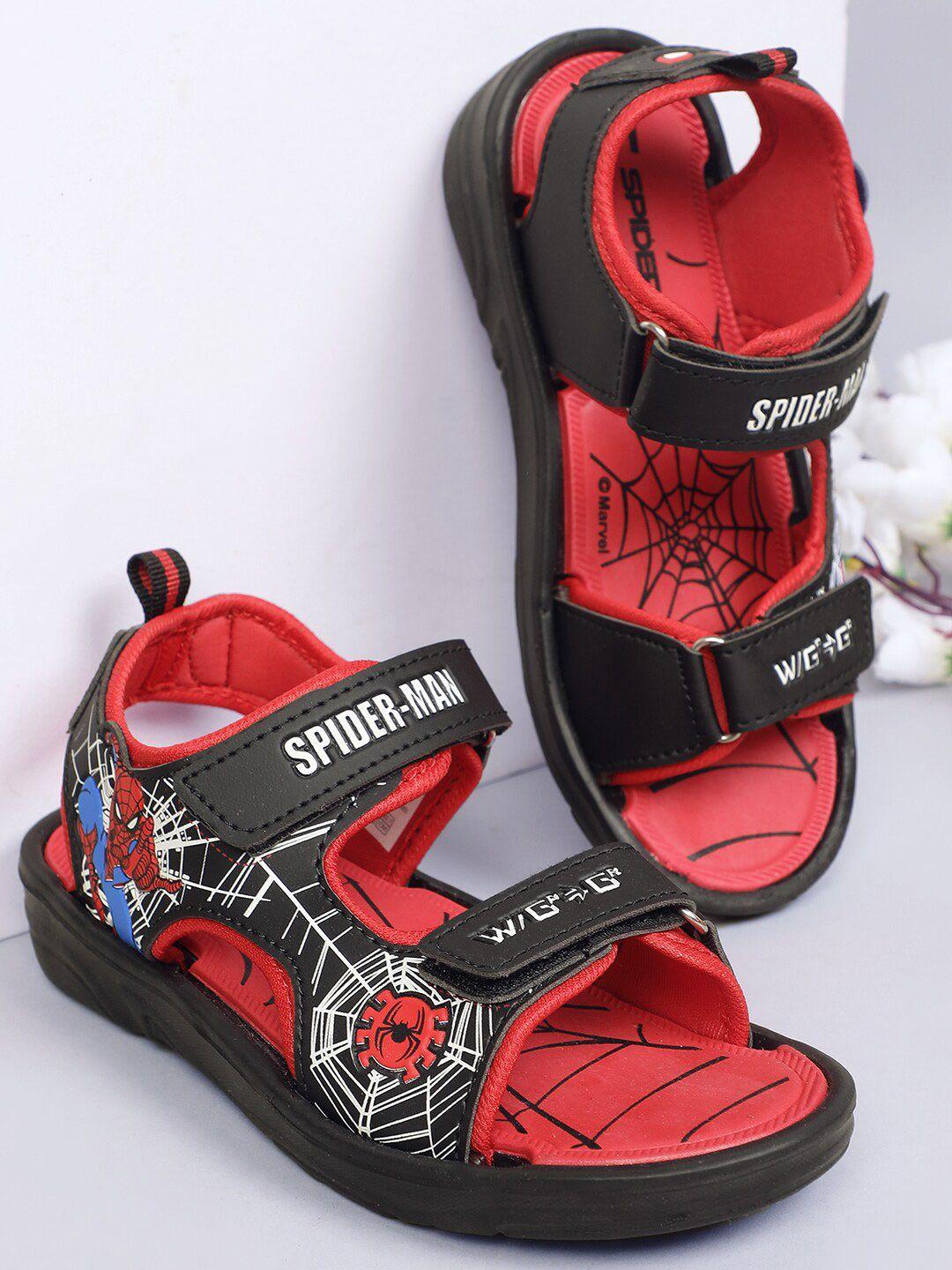 kids ville boys spiderman printed sandals