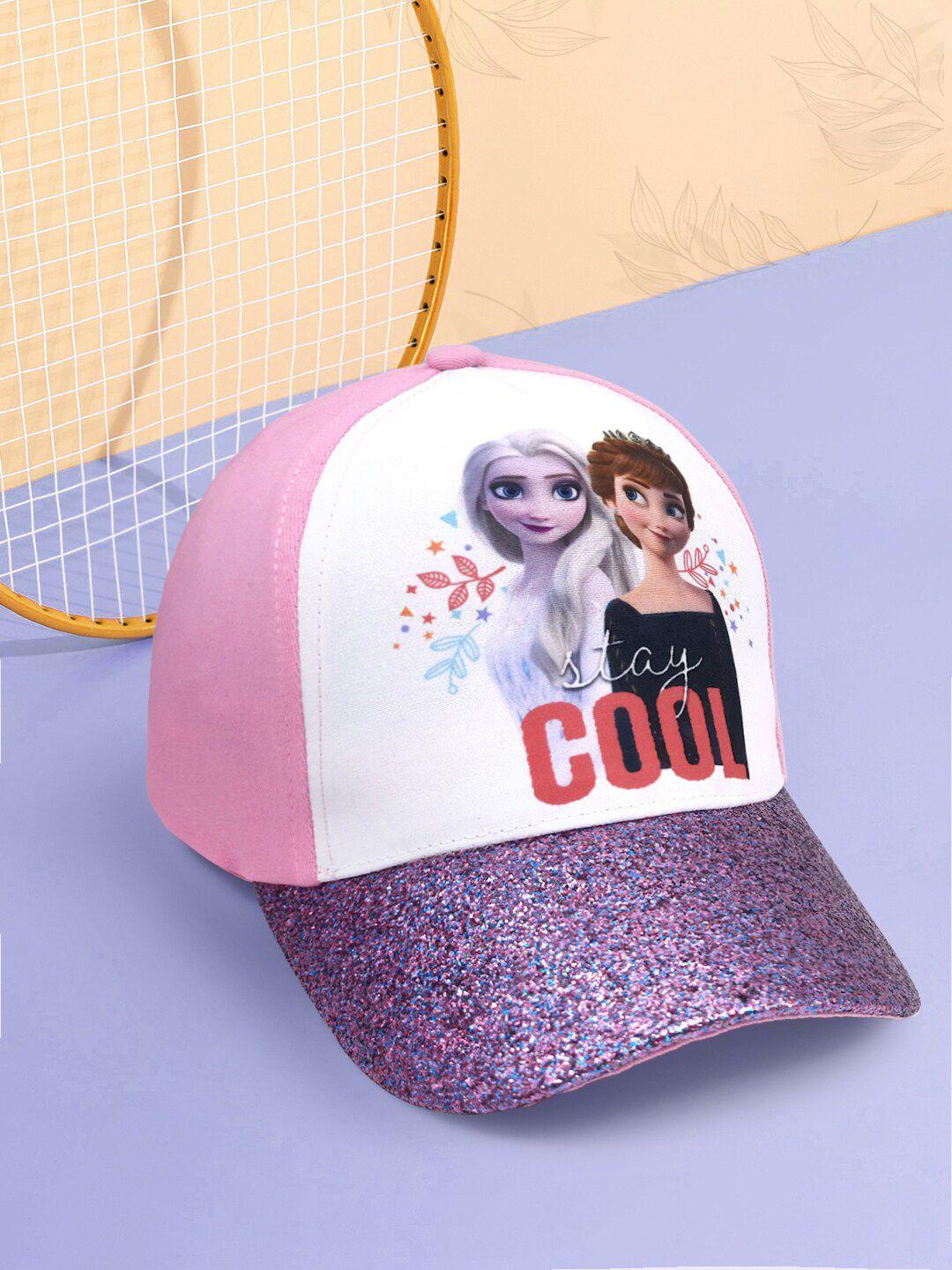 kids ville girls frozen printed baseball cap