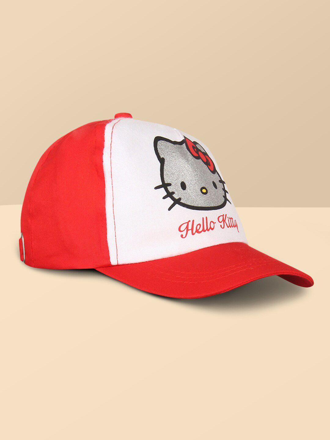 kids ville girls hello kitty printed baseball cap