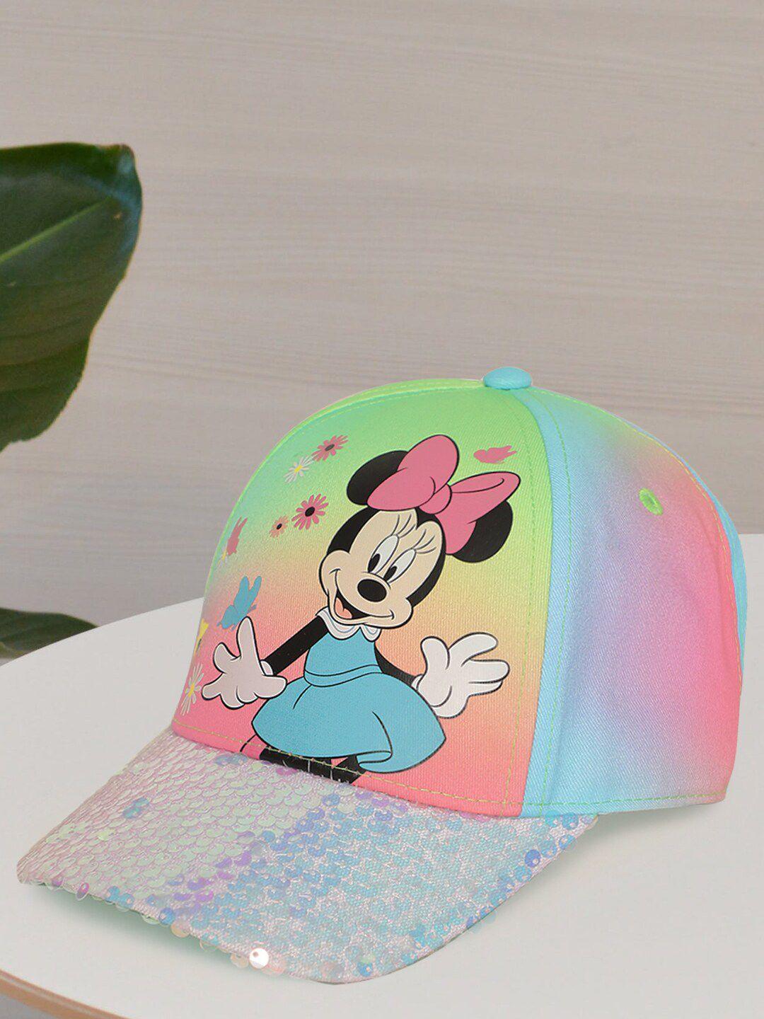 kids ville girls minnie mouse printed baseball caps