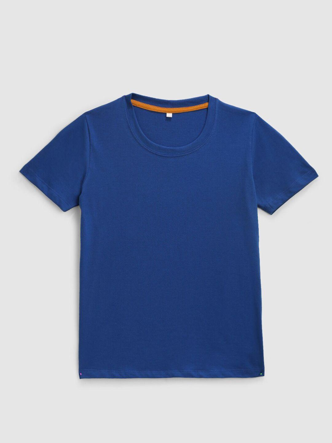 kidscraft boys blue running cotton t-shirt