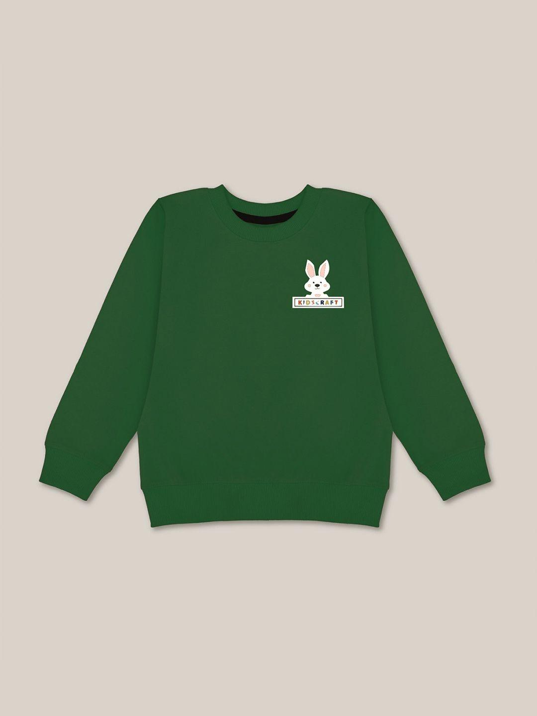 kidscraft boys green sweatshirt