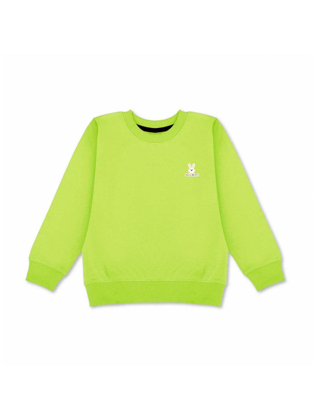kidscraft boys lime green sweatshirt