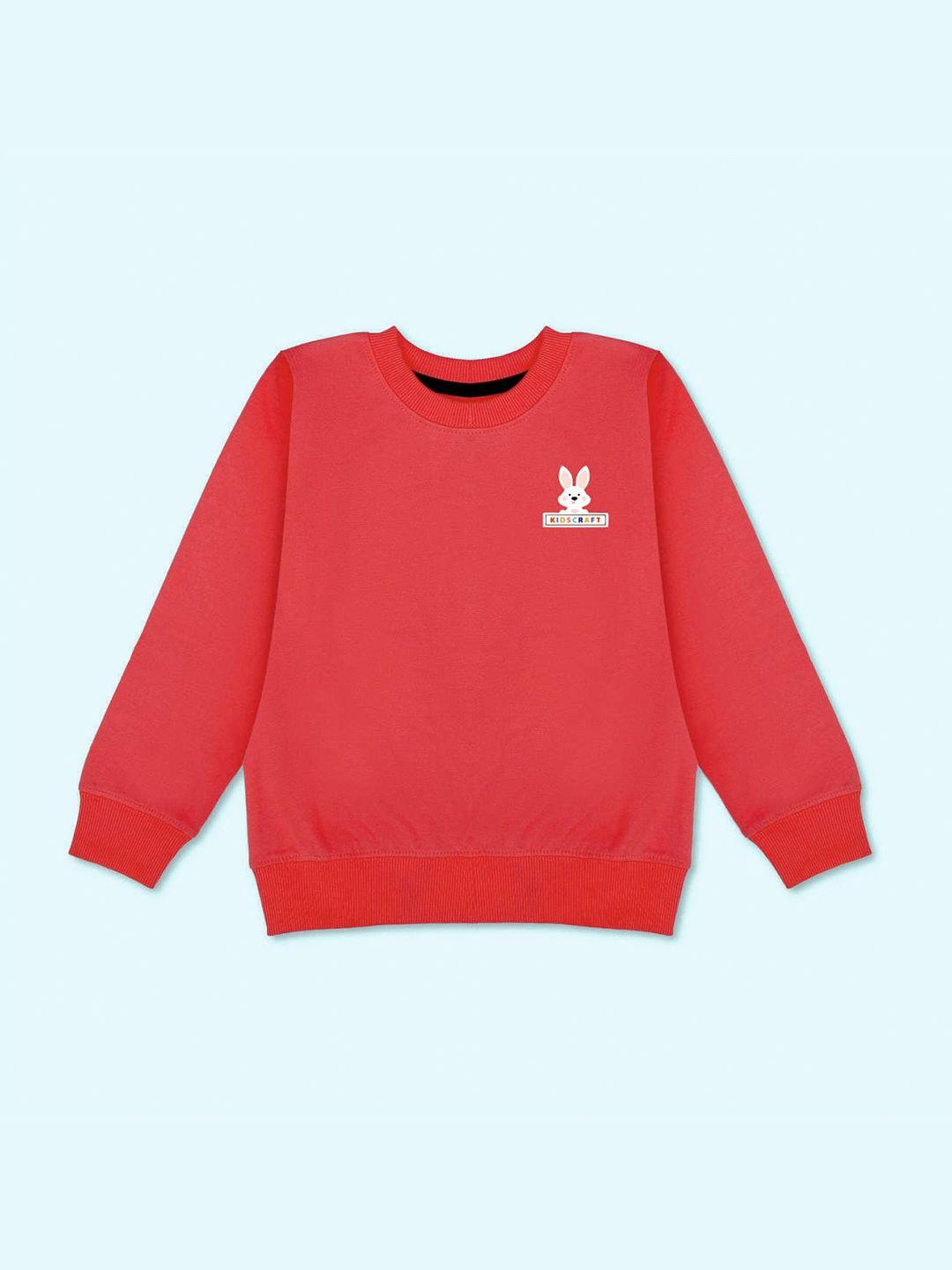 kidscraft boys red sweatshirt
