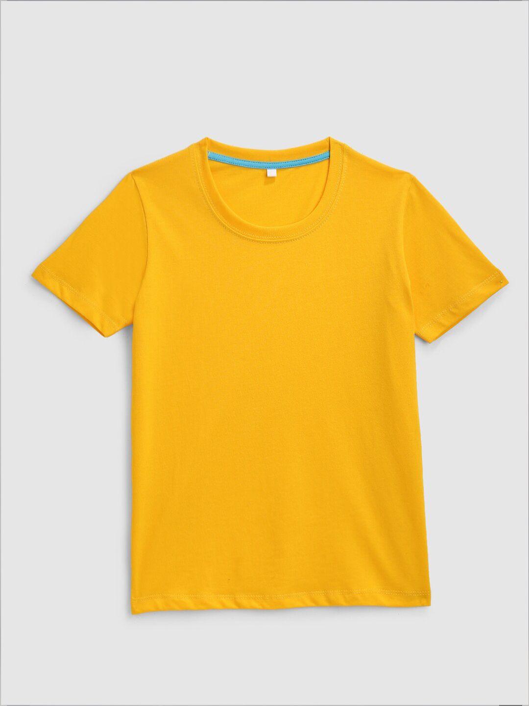 kidscraft boys yellow running t-shirt