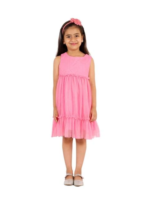 kidsdew kids pink embellished dress