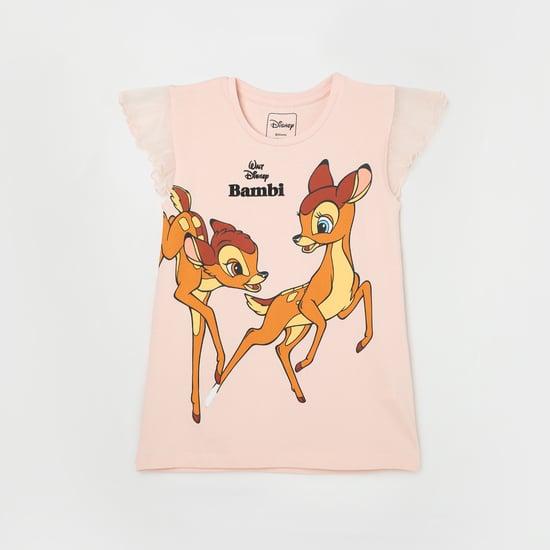 kidsville girls bambi printed top