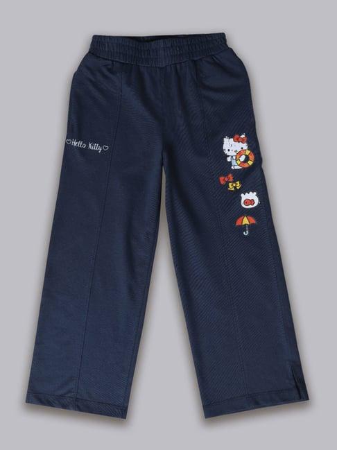 kidsville navy printed joggers