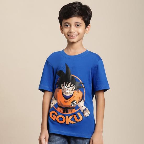 kidsville boys dragonball z printed t-shirt