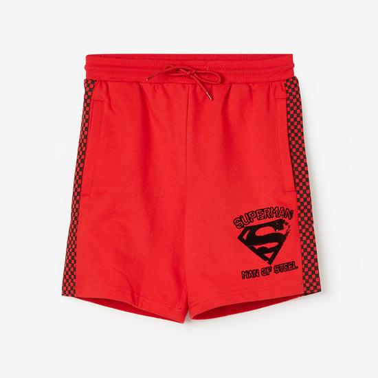 kidsville boys printed elasticated shorts