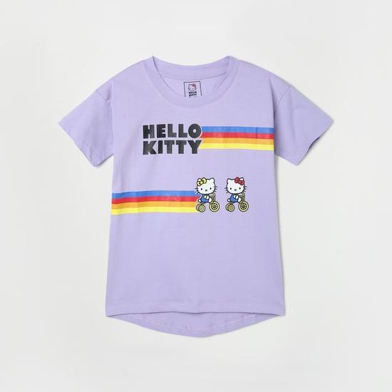 kidsville girls printed t-shirt