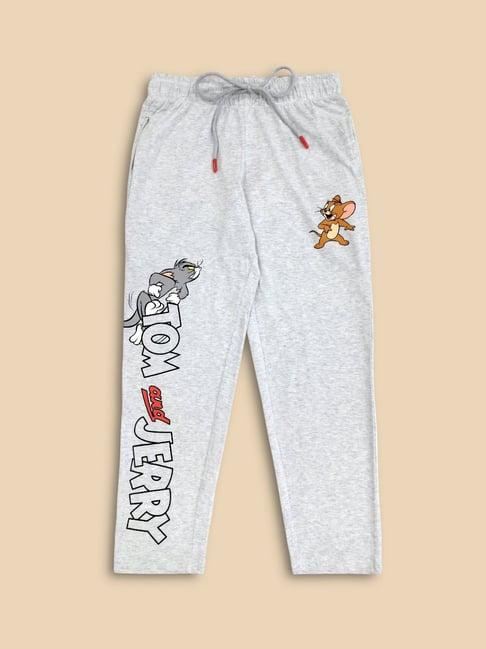 kidsville kids grey melange tom & jerry print pyjamas