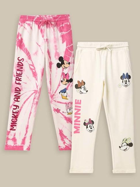 kidsville multicolor printed trackpants