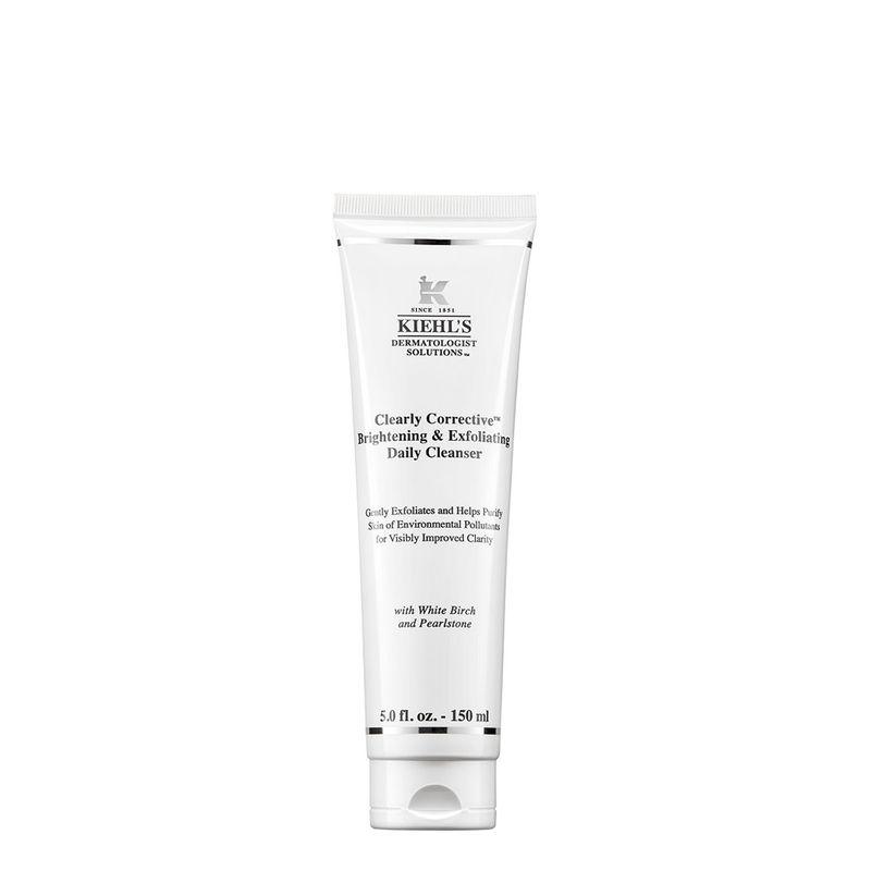 kiehl's clearly corrective brightening & exfoliating daily cleanser with peony extract