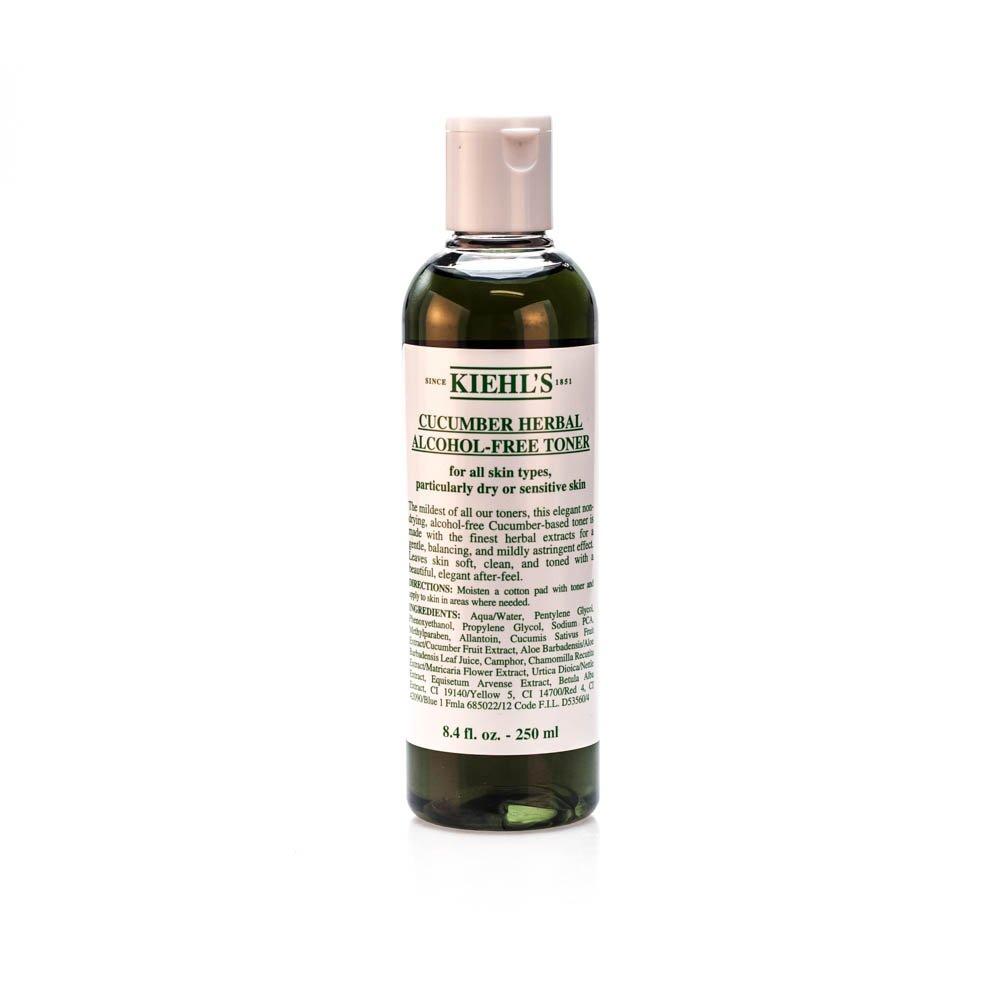 kiehl's cucumber herbal alcohol-free toner - for dry or sensitive skin types 250ml