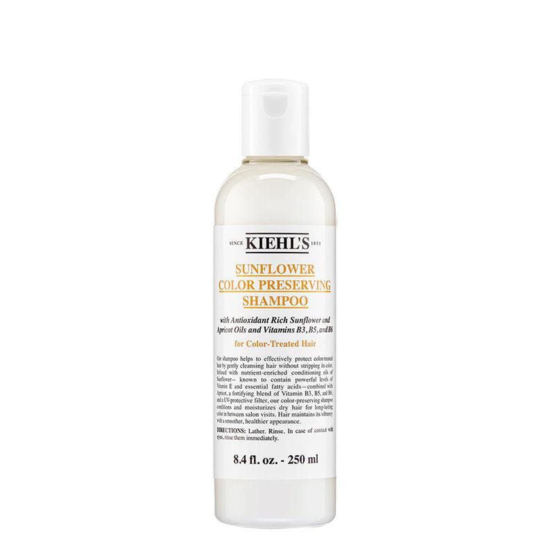 kiehl's sunflower color preserving shampoo with apricot kernel oil