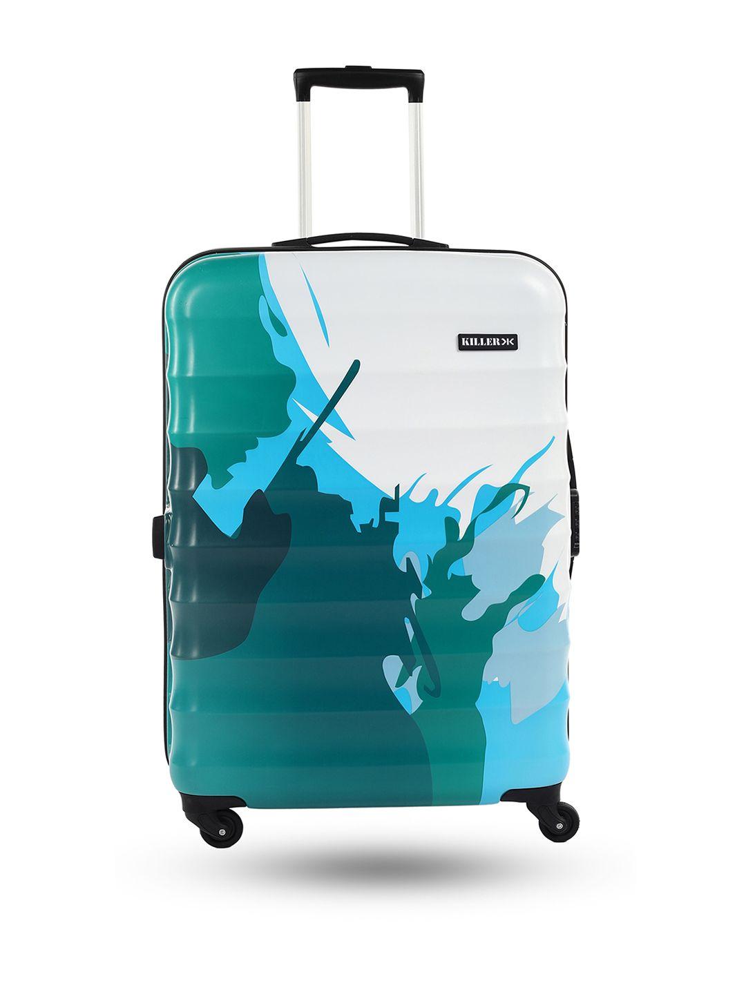 killer abstract printed large trolley bag- 75 cm