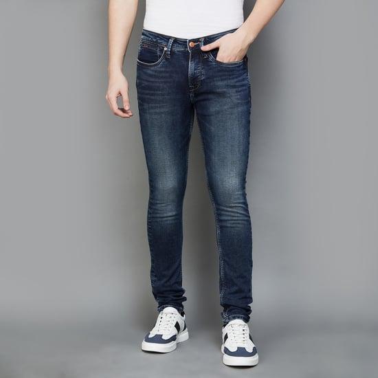 killer men washed skinny fit jeans