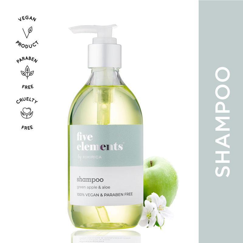 kimirica five elements green apple & aloe shampoo